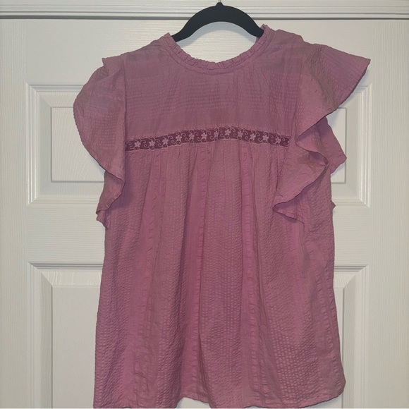 RAHI  Flutter Sleeve Blouse - Picture 5 of 12